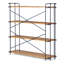 Kaeden  Ladder Bookcase with Wood Shelves & Iron Frame-77424115