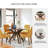 Goodall Round Solid Wood Base Dining Table