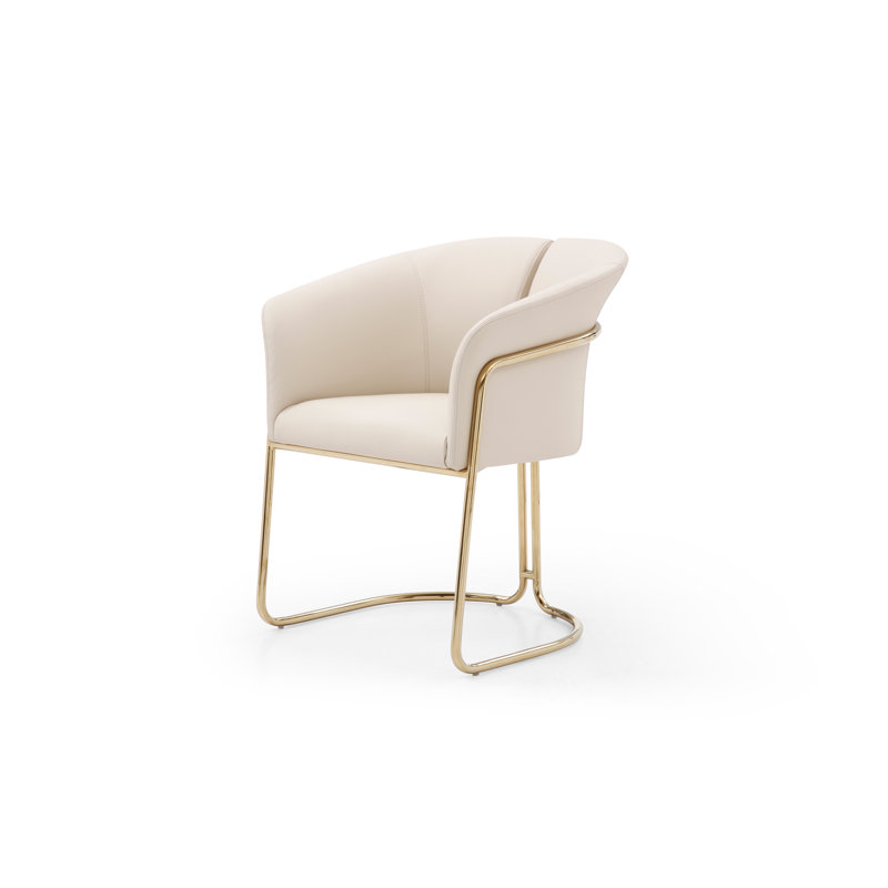 Fauteuil à oreilles à oreilles beige