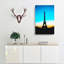Eifel Tower in Paris France in Abstract - Wrapped Canvas-55314685