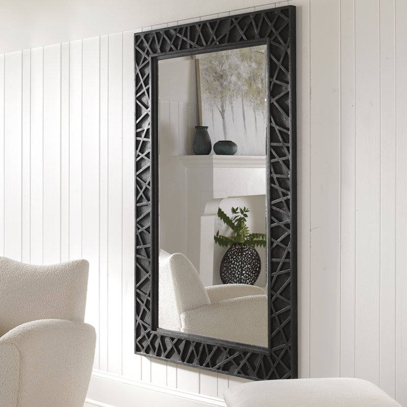 Wood Rectangle Wall Mirror