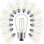 25-Pieces Clear Shatterproof 2 Watt S14 LED Bulbs 2700K Dimmable