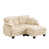 Chenille crème beige