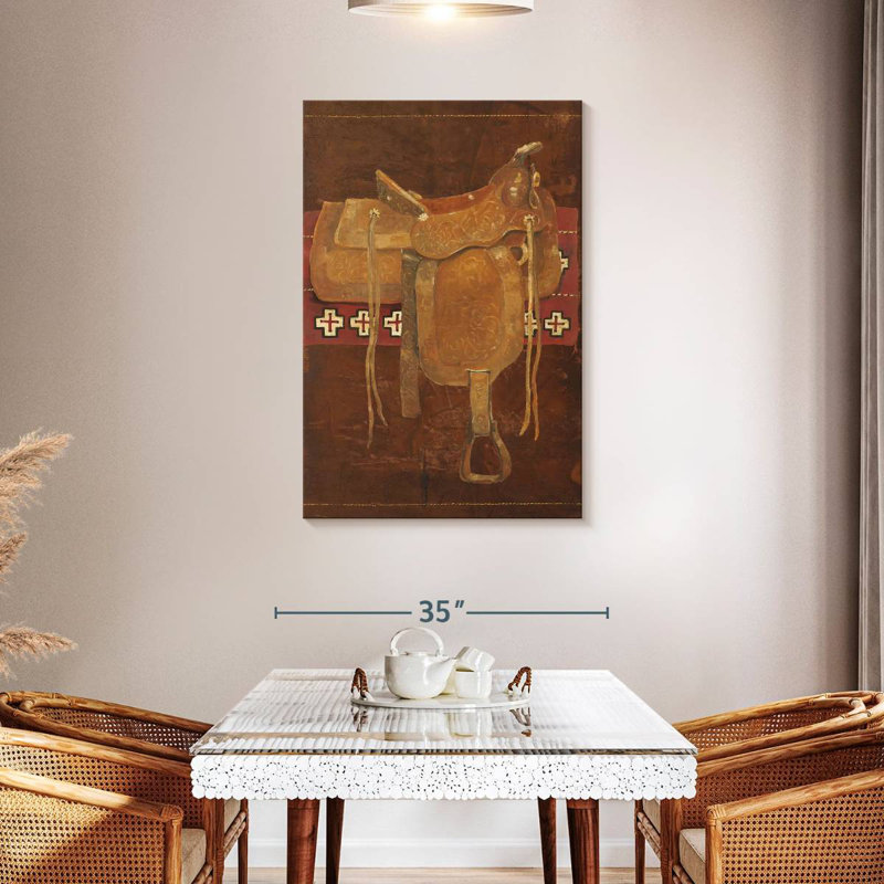 Western Saddle II, 45" H x 30" W