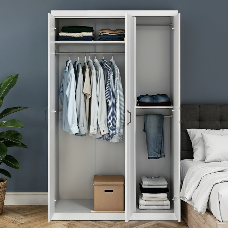 Allington 3 Door Wardrobe, White