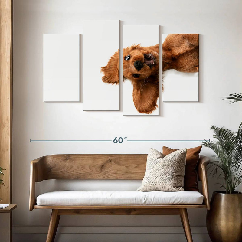 Chiot épagneul Bramer «Happy Cocker», H 32 po x l 52 po