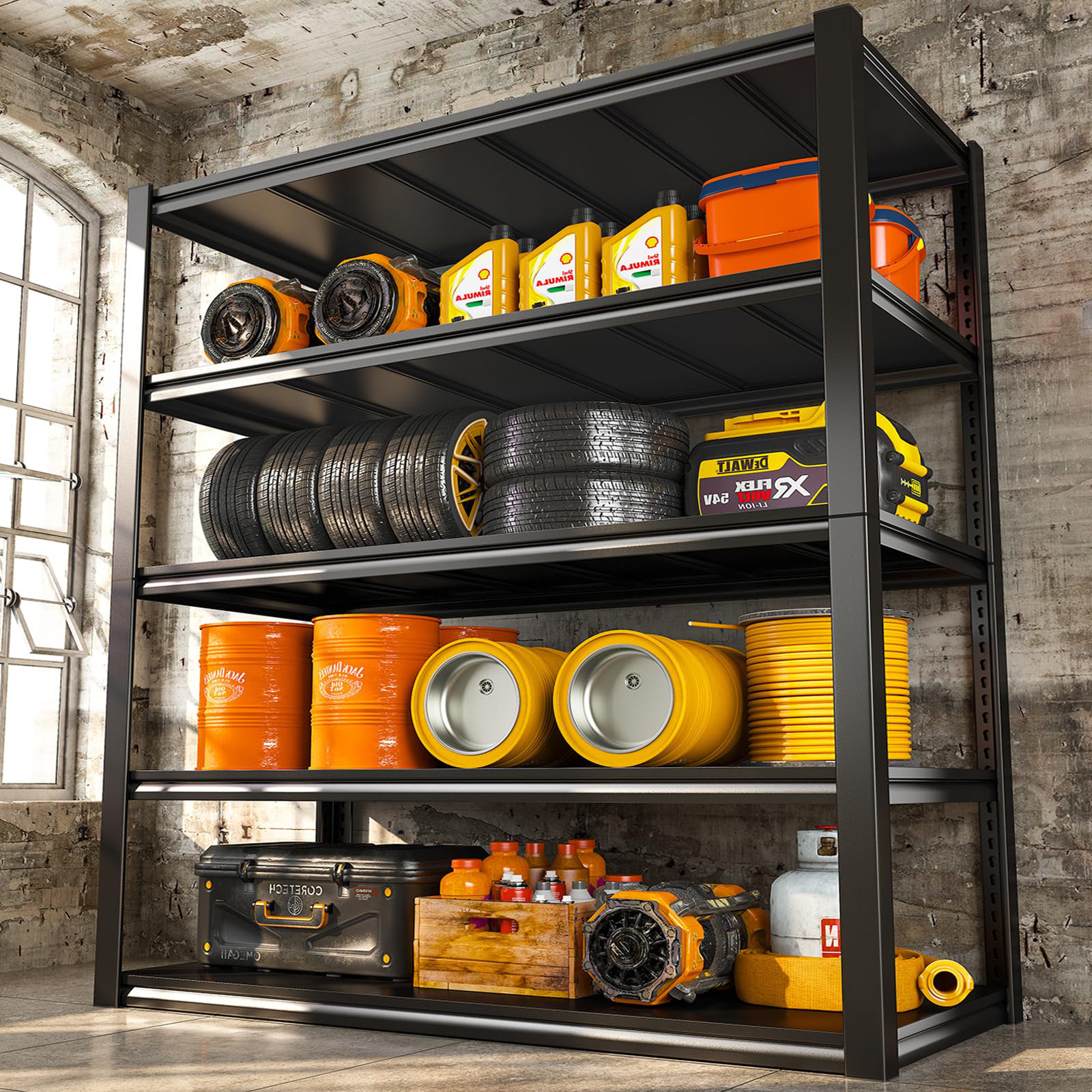 Rebrilliant Garage Shelving For Storage Heavy Duty Wayfair Canada   Garage Shelving For Storage Heavy Duty 