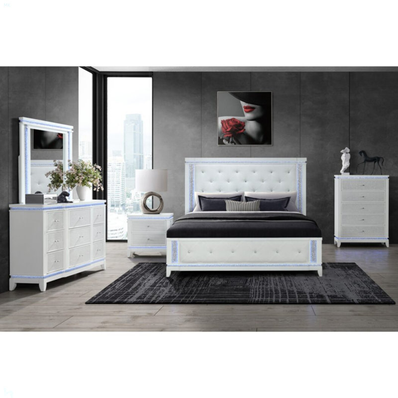 Adalid White Dresser