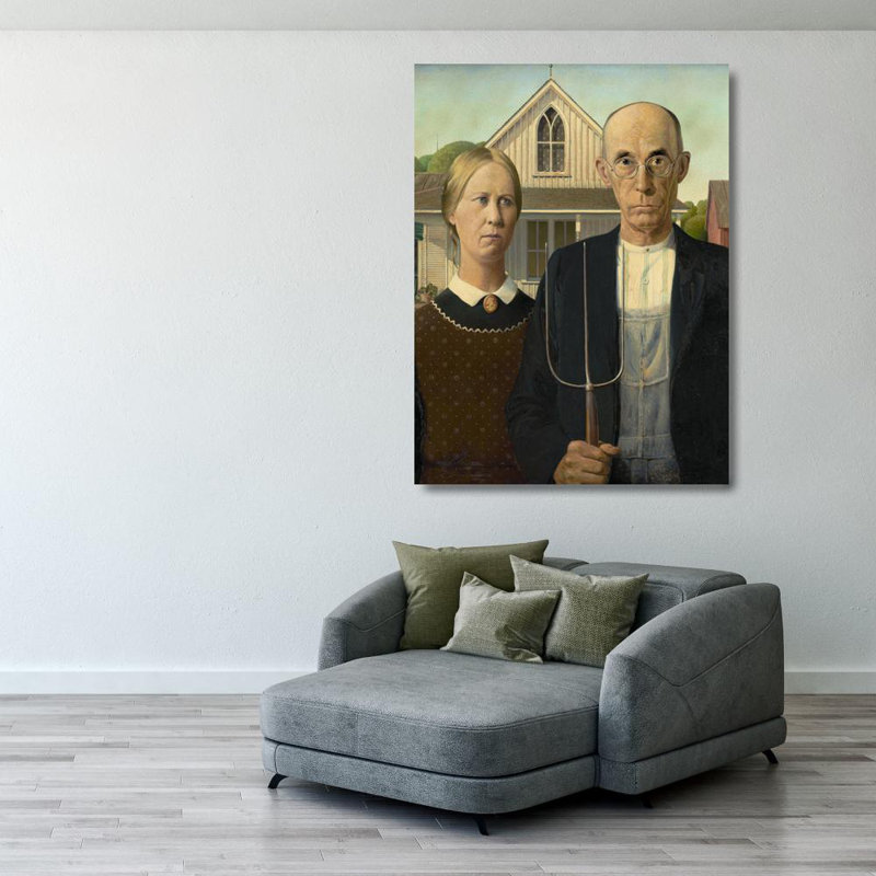 American Gothic, vers 1930 HAD-4241, H 37 po x l 28 po