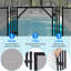 Clôture de sécurité pour piscine robuste et amovible