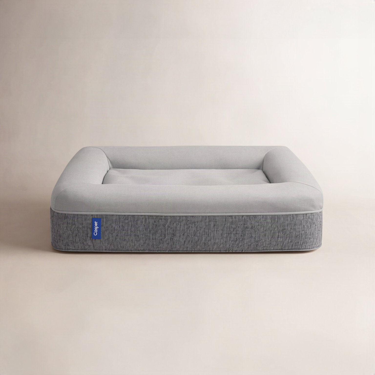 The Casper Dog Bed, Small (26" W x 19"D x 6" H), Gray