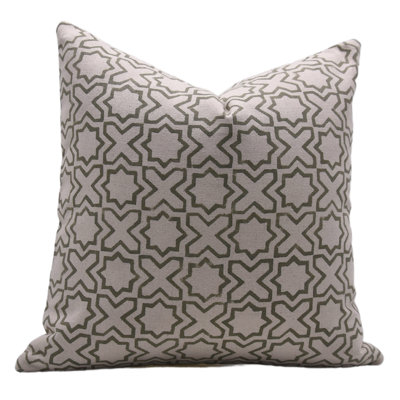 Handcrafted Block Print Cushion Cover Sustainable Cotton Decorative Pillow for Elegant Home Décor