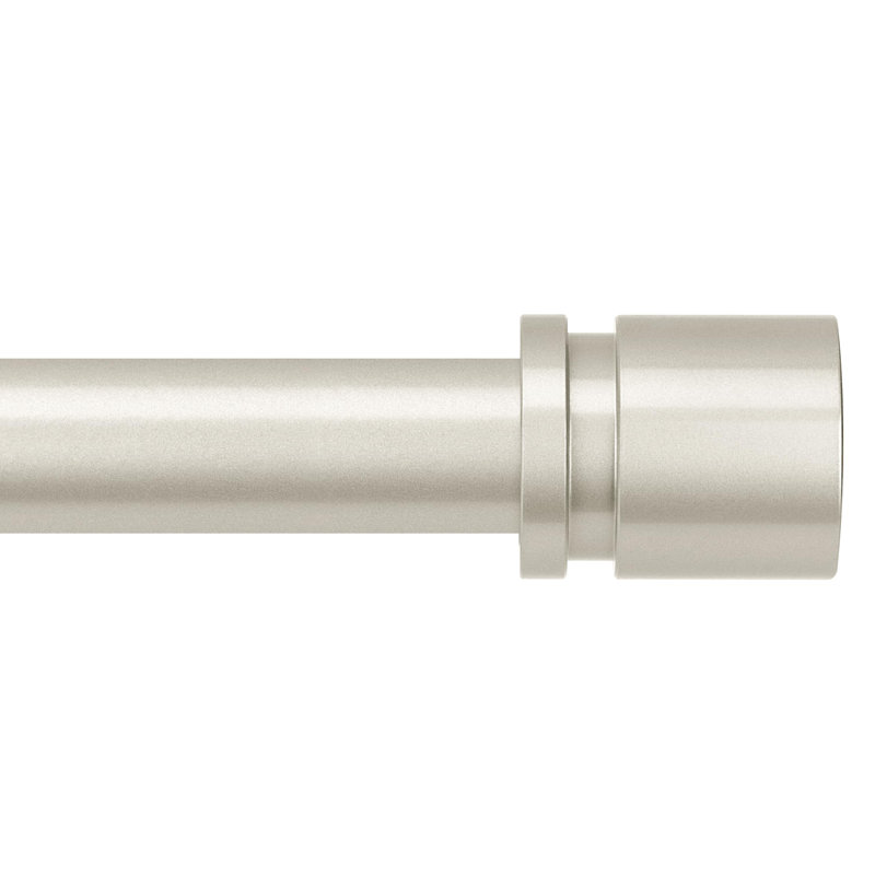 Tringles à rideaux pour fenêtres (nickel), Nickel brossé