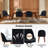 Linen Upholstered Side Chair with Solid Wood Legs (Set of 4)-1282730315