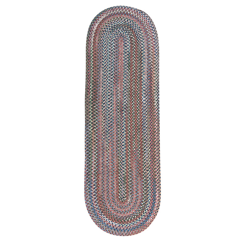 Tapis réversible en laine Oyola - crépuscule, Tapis de couloir 2 pi x 10 pi
