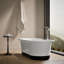Volute 70-7/8 In. X 30-3/8 In. Freestanding Bath With Base