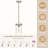  Levona 1 - Light 5.1" Wide Pendant with Hammered Glass for Kitchen Island-2085483605