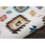 Tapis blanc / brun / bleu Southwestern-1784509446