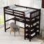 Lit mezzanine avec tablettes de rangement et bureau sous le lit-1344954384-1344954413