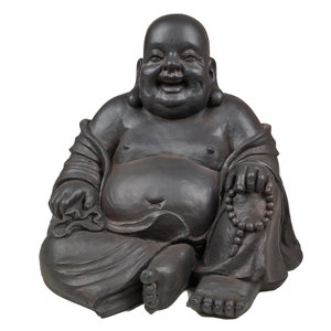 Hi-Line Gift Ltd. Happy Sitting Buddha Statue & Reviews | Wayfair