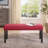 Fabric Dining Bench With Nailhead Trim, Red