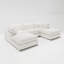 Canapé blanc modulaire en forme de U chenille-1961089354-1961089355
