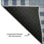 Tapis à carreaux Corry AMF1054 lavable à la machine de qualité supérieure-61412345