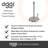 OGGI Neat Free Standing Paper Towel Holder