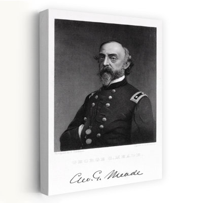 1800S 1860S Portrait Union Army General George G Meade During American Civil War Defeated Robert E Lee At Gettysburg July 1863 Classic Retro Vintag...
