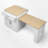 51.1" Wide Kitchen Island With Extendable Top-1591812053