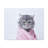 Funny Tabby Cat Bathee Canvas Wall Art