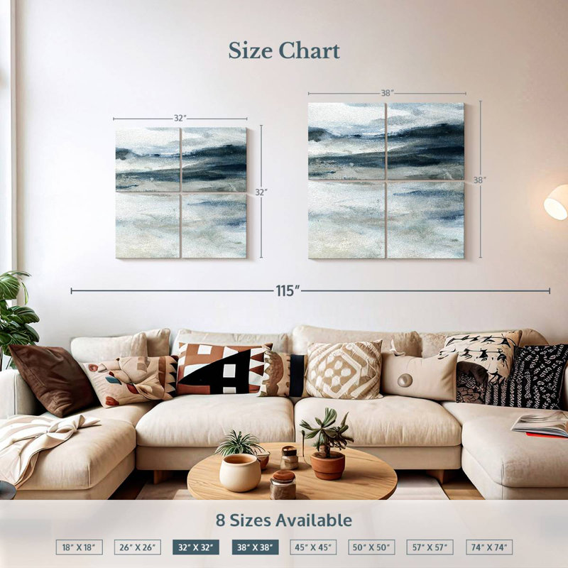 Avery Ocean Currents III, 32" H x 32" W