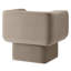 Fauteuil d'appoint en velours Tate Performance-101323708