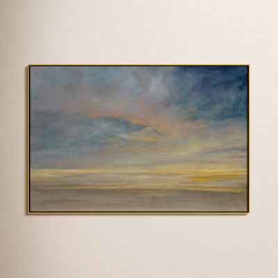 Saffi Dawning Unrest - Peinture sur toile à cadre flottant