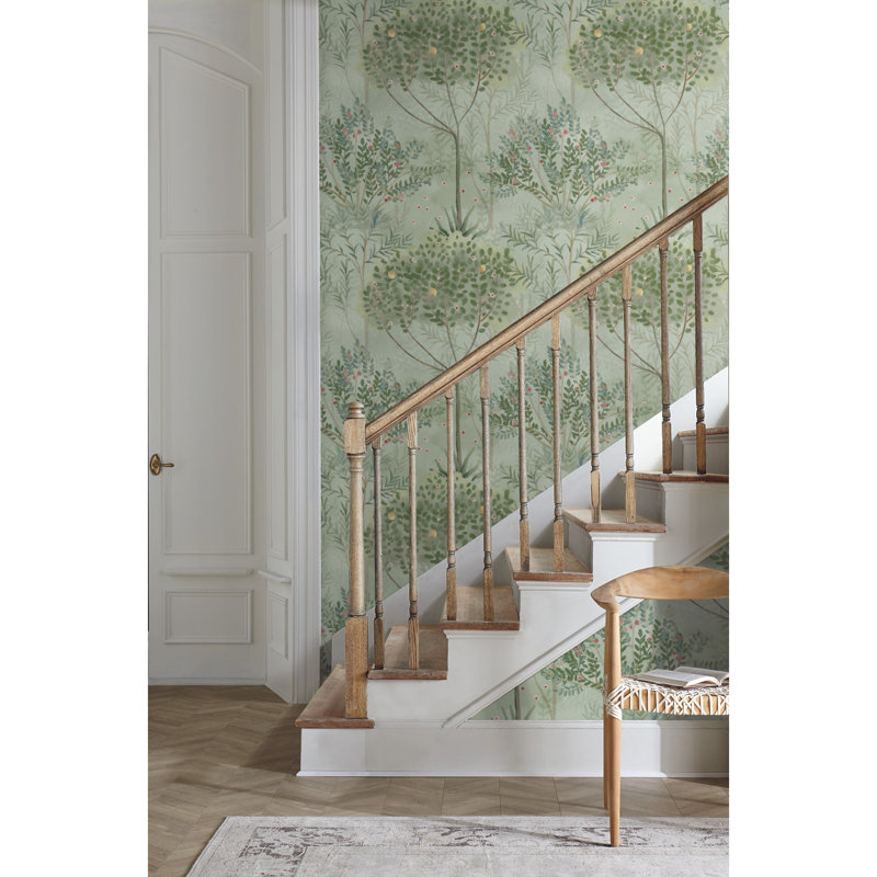 Astin Floral Double Roll, Green