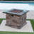 STONEWALL 32” SQUARE PROPANE FIRE PIT.