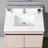 37 Inch Bathroom Sintered Stone Vanity Table Top With 4" Backsplash And Undermount Rectangular Basin Sink Table, White-534450345