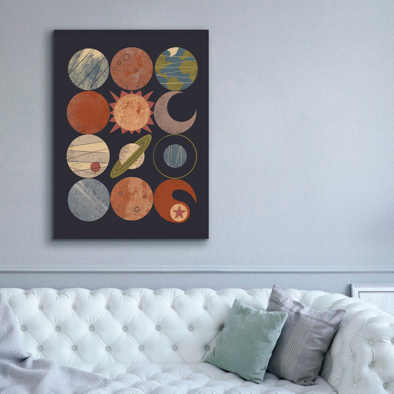  'Home System Grid' by Renea L. Thull Canvas Wall Art, 40" x 54", 54" H x 40" W