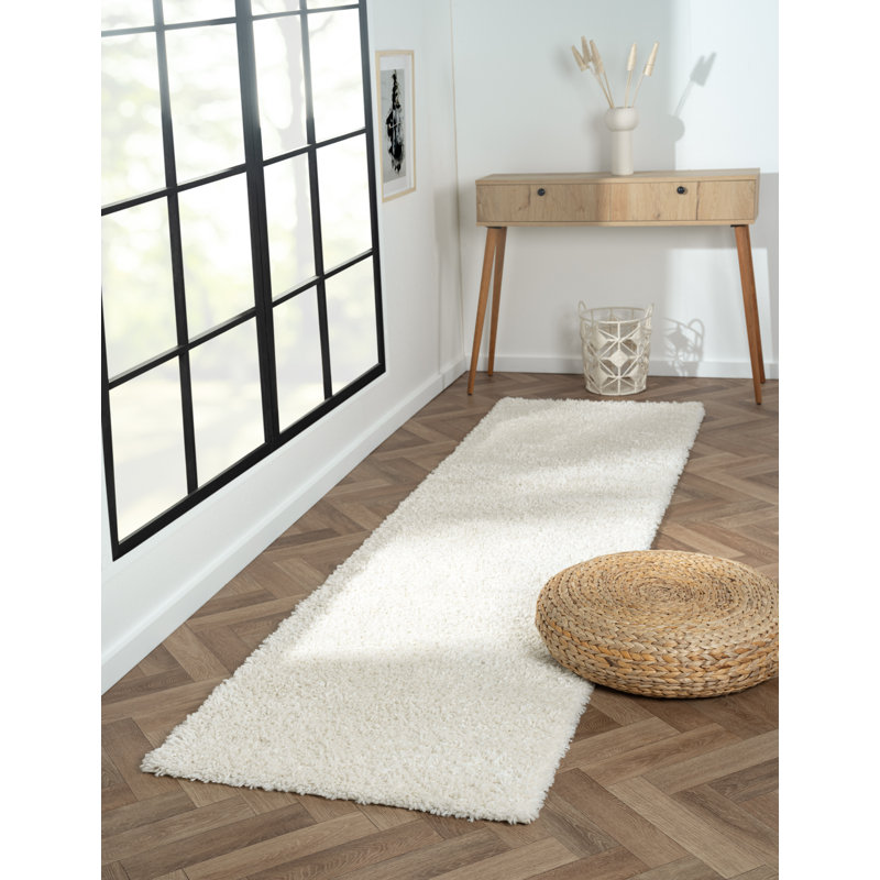 Shaggy Lush cream  Rug, Runner 80 x 300cm