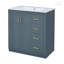 Ensemble de meuble-lavabo 30 po avec lavabo en céramique, armoire de rangement en bois massif, ensemble de meuble-lavabo autoportant avec 3 tiroirs et portes à fermeture douce-1507517556