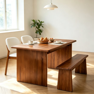 Solid Wood Top Dining Set