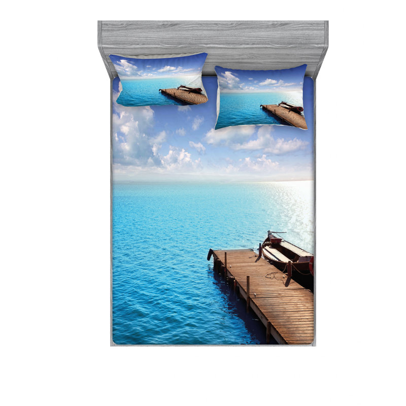 Microfiber Sheet Set, Full/Double Sheet Set with Fitted Sheet