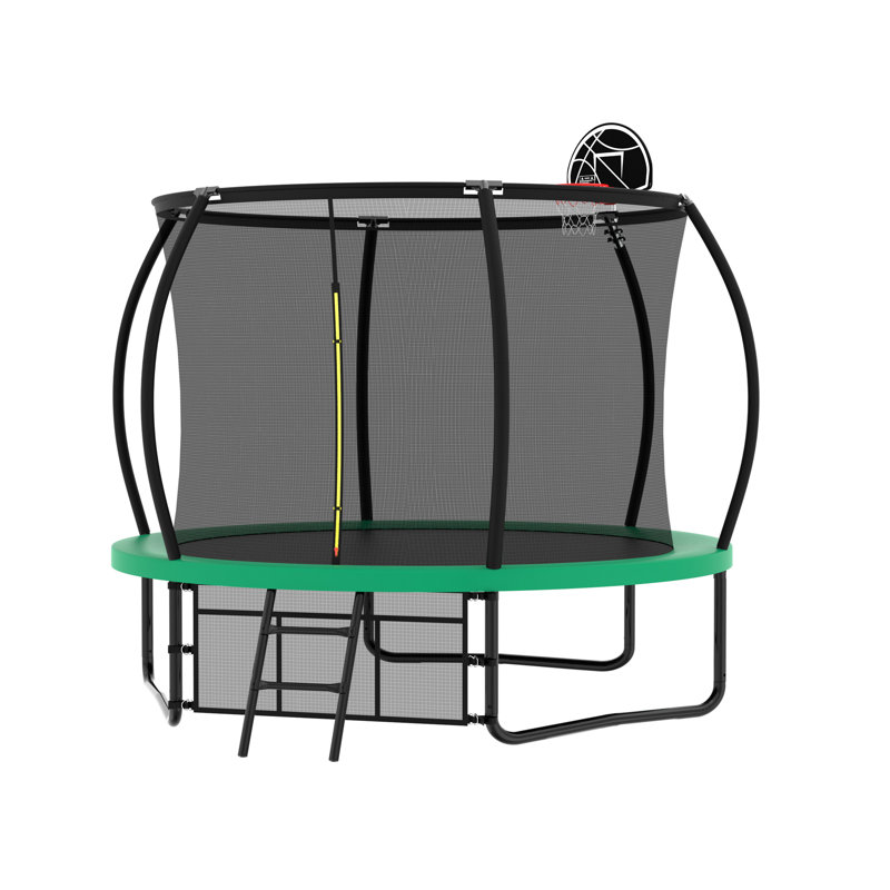 Trampoline citrouille 10 pi, Vert