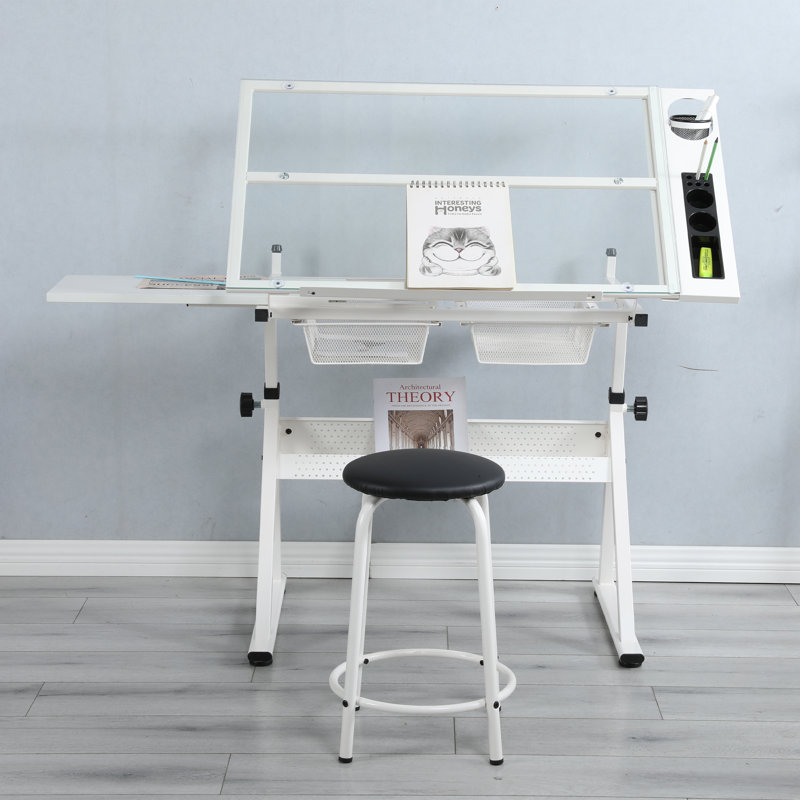 Table de bricolage, Blanc