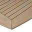 Table de salle à manger d'extérieur extensible en bois d'acacia