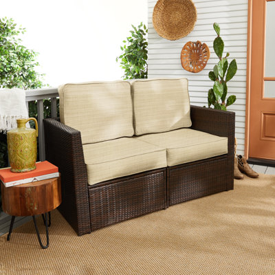 Outdoor 5'' Loveseat Seat / Back Cushion