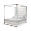 State St. Canopy Bed - Satin White-37314045