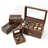 Watch Storage Box Display Case with Removable Pillows Clear Window Design All-Round Protection