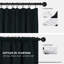 Aspire Homeware Hotel Style Polyester Room Darkening Pencil Pleat Curtain Pair for Luxury Bedroom Decor-854482-854319