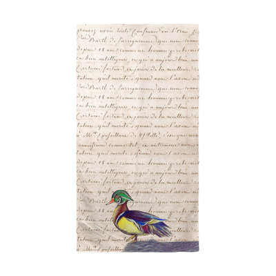 Serviette de plage mâle canard Clelie